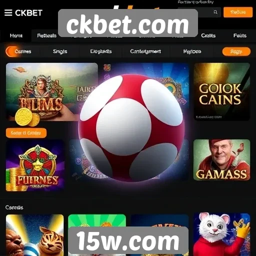variedade de jogos disponíveis em ckbet.com
